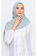 Hijab Segi 4 Voal Anabela Lasercut Dusty Blue